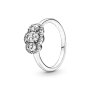 Серебряное кольцо No Brand Три камня 190049C01 50