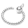 Серебряный кулон No Brand О из бусин 399077C00