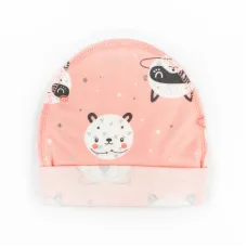 Шапочка Dexter's ясельна для дівчинки pink panda 38 см Рожевий