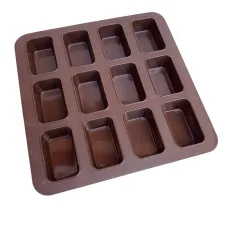 Форма силіконова для випічки Lessner Chef Choco 10251 квадратна 24,8х24,8х2,5 см Коричневий (22285) Форма силіконова для випічки Lessner Chef Choco 10251 квадратна 24,8х24,8х2,5 см Коричневий (22285)