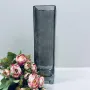 Ваза стеклянная для цветов Stenson R95315 Emerald 29,5 см Серый (23468)