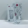 Ваза скляна Yujing GlassWare 2755 Diamond 22.5 см (23469)