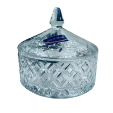 Сахарница с крышкой OLens 6366 13х12.5 см Прозрачный (23497)