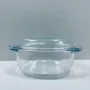 Скляна каструля овальна зі скляною кришкою A-Plus 4008 1 л (23503)