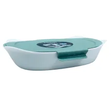 Форма склокерамічна для запікання Luminarc Smart Cuisine Carine V5944 з пластиковою кришкою 34.2х24,6х5,5 см Білий (23529) Форма склокерамічна для запікання Luminarc Smart Cuisine Carine V5944 з пластиковою кришкою 34.2х24,6х5,5 см Білий (23529)