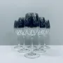 Набор бокалов для вина Luminarc Delice Mist J9397/4 360 мл 6 шт Черно-прозрачный (23552)