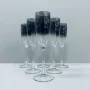 Набір келихів для шампанського Luminarc Delice Mist J9399/4 160 мл 6 шт Чорно-прозорий (23553)