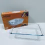 Форма для випікання скляна A-Plus 3999 33,5х21,5х8,5 см (23560)