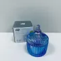 Сахарница с крышкой OLens O102-026 Купол Радуга 6.8х9 см Синий (23571)