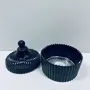 Сахарница с крышкой OLens O102-030 Купол 10.5х12 см Черный (23572)