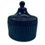 Сахарница с крышкой OLens O102-030 Купол 10.5х12 см Черный (23572)