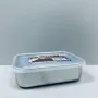 Лоток з нержавної сталі з кришкою A-Plus 2210 700 мл 16,6х12,8х3,5 см Сталевий (23581)