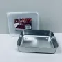Лоток из нержавеющей стали с крышкой A-Plus 2212 1900 мл 24,5х19х5,5 см Стальной (23583)