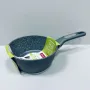 Ковш алюминиевый Kamille Granite KM-4283GR с гранитным покрытием 1,65 л 18 см Темно-синий (23596)