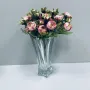 Ваза стеклянная Uniglass 8603 25 см (23606)
