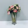Ваза скляна Uniglass 8604 25 см Жовтий (23607)