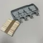 Форма силиконовая для мороженого и конфет Stenson 4418 с силиконовой крышкой 22х12,5х2,5 см Серый (23629)