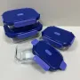 Набір контейнерів Luminarc Click Clack 370/650/1040/1520 мл Синій (23739)