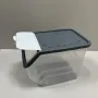 Контейнер пластиковий для зберігання овочів та речей Poly Time E-395 30х22,5х23,5 см 11 л Сіро-білий (23740)