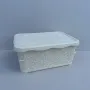 Кошик із кришкою Elif Plastik 213012 5 л 29х20х12 см Молочний (23747)
