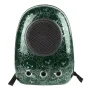 Рюкзак для переноски домашних питомцев CosmoPet CP-87 с иллюминатором 42х31х20 см Зеленый (3_06370)