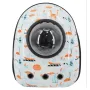Рюкзак для переноски домашних питомцев CosmoPet CP-87 с иллюминатором 42х31х20 см Разноцветный (3_06373)