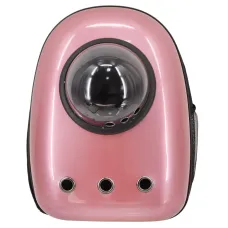 Рюкзак для переноски домашних питомцев CosmoPet CP-87 с иллюминатором 42х31х20 см Розовый (3_06375)