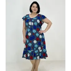 Халат жіночий Triko 48-50 Різнокольоровий (74849116-1)