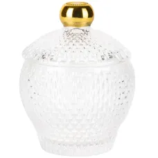 Ємність для прикрас Lefard Crystal glass 14 см Прозорий (261787)