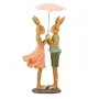Інтер'єрна фігурка Sabefet Rabbits under an umbrella 24x12 см Жовтий (261817)