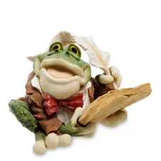 Інтер'єрна статуетка Sealmark Frog with a letter 24x24 см Зелений (261843)