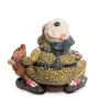 Інтер'єрна статуетка Sealmark Frog baseball player 24x20 см Зелений (261845)