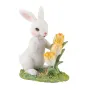 Інтер'єрна фігурка Sabefet Rabbit in the garden 11x9 см Білий (261852)