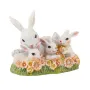 Інтер'єрна фігурка Sabefet Rabbit Family 11x10 см Білий (261854)