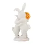 Інтер'єрна фігурка Sabefet Rabbits on a date 16x8 см Білий (261856)