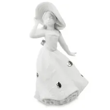 Інтер'єрна фігурка Pavone Lady in a hat 19 см Білий (261880)