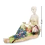 Інтер'єрна фігурка Pavone Lady with a basket 16x22 см Білий (261888)