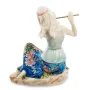 Інтер'єрна фігурка Pavone Girl with a flute 15 см Блакитний (261894)