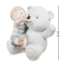 Інтер'єрна фігурка Pavone Boy with teddy bear 9 см Білий (261912)
