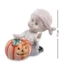 Інтер'єрна фігурка Pavone Boy with pumpkin 11 см Білий (261915)
