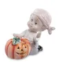 Інтер'єрна фігурка Pavone Boy with pumpkin 11 см Білий (261915)
