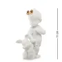 Інтер'єрна фігурка Pavone Girl with bunny 11 см Білий (261940)
