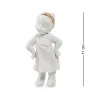 Інтер'єрна фігурка Pavone Girl with headband 11 см Білий (261941)