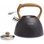 Чайник для плити з нержавіючої сталі 3л black Kamille DP262113