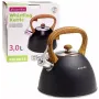 Чайник для плити з нержавіючої сталі 3л black Kamille DP262113