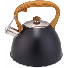 Чайник для плити з нержавіючої сталі 3л black Kamille DP262113