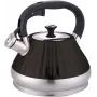 Чайник для плити Whistling Kettle Marshmallow із нержавіючої сталі 3л black Kamille DP262114
