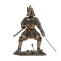 Інтер'єрна фігурка Veronese Samurai with katanas 23x21 см Коричневий (262705)