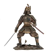 Інтер'єрна фігурка Veronese Samurai with katanas 23x21 см Коричневий (262705) Інтер'єрна фігурка Veronese Samurai with katanas 23x21 см Коричневий (262705)