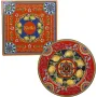 Набір тарілок Bona Ornament 19 см Різнокольоровий DP262888